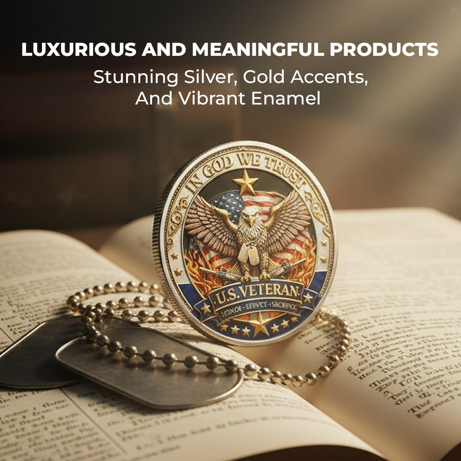🔥Last Day 80% OFF🔥 250 Years of Freedom Veteran Tribute Coin-CU