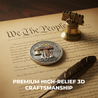 🔥Last Day 80% OFF🔥 250 Years of Freedom Veteran Tribute Coin-CU