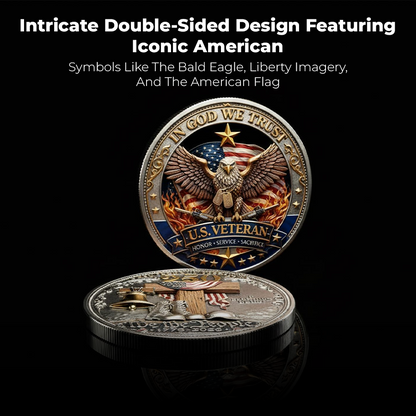 🔥Last Day 80% OFF🔥 250 Years of Freedom Veteran Tribute Coin-CU
