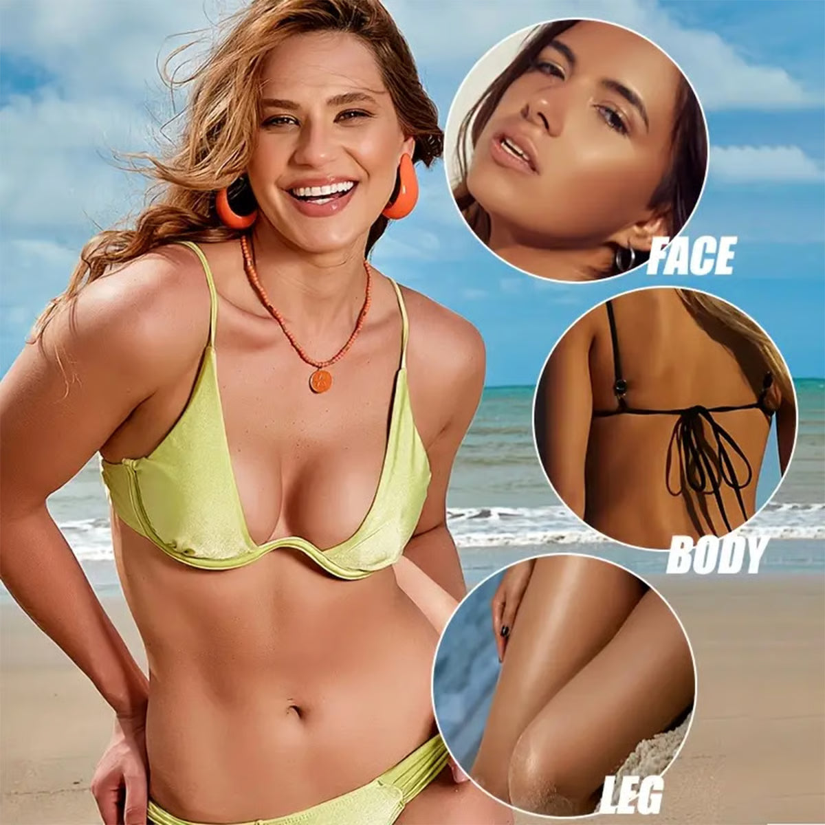 🌞 Get the Ultimate Sunless Glow✨ Beauty by Earth Self Tanner Lotion – For a Natural, Streak-Free Tan-CU