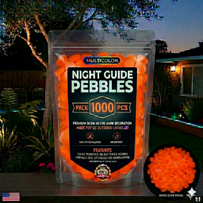 💥LAST DAY SALE 50%OFF💥🌈Colorful Glow-in-the-Dark Garden Stones-CU