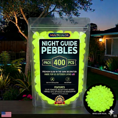 💥LAST DAY SALE 50%OFF💥🌈Colorful Glow-in-the-Dark Garden Stones-CU