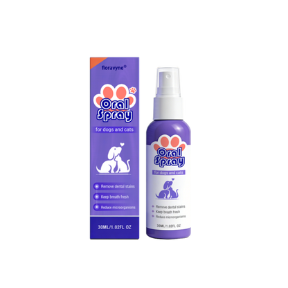 🔥Hot Sales 66% OFF🔥🔥 Pet Dental Care Spray – Fresh Breath & Easy Oral Care for Dogs & Cats 🐶🐱-CU