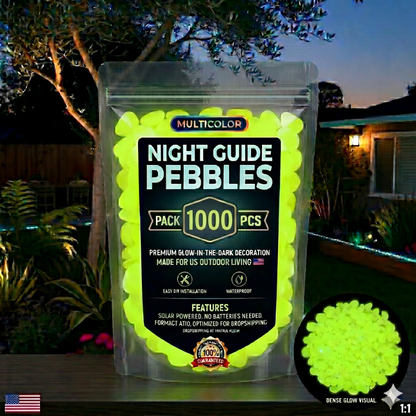 💥LAST DAY SALE 50%OFF💥🌈Colorful Glow-in-the-Dark Garden Stones-CU