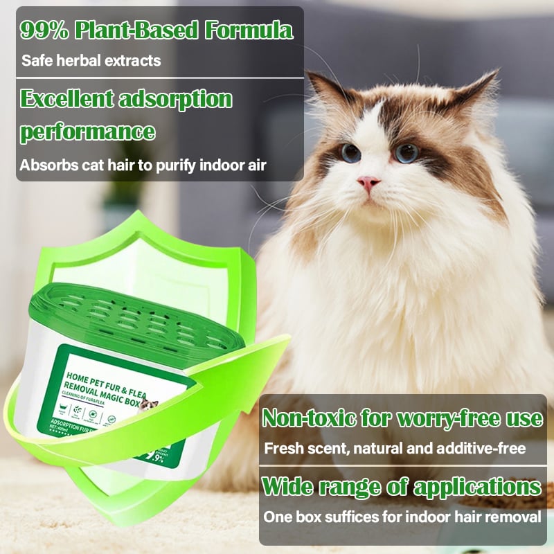 🔥2026 SALE - Home Pet Fur & Odor Removal Magic Box-CU