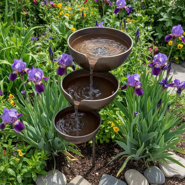 🔥Hot Sale🔥Bring Life Back To Your Garden – Rain Catcher Bird Bath 🌿🐦-CU