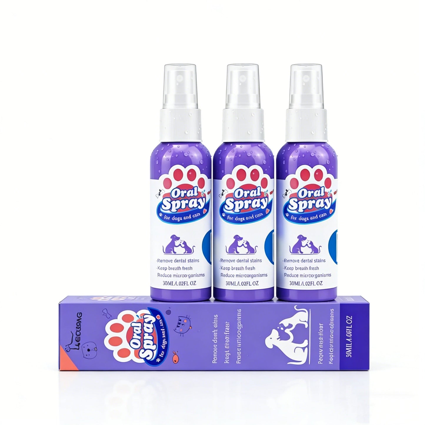 🔥Hot Sales 66% OFF🔥🔥 Pet Dental Care Spray – Fresh Breath & Easy Oral Care for Dogs & Cats 🐶🐱-CU