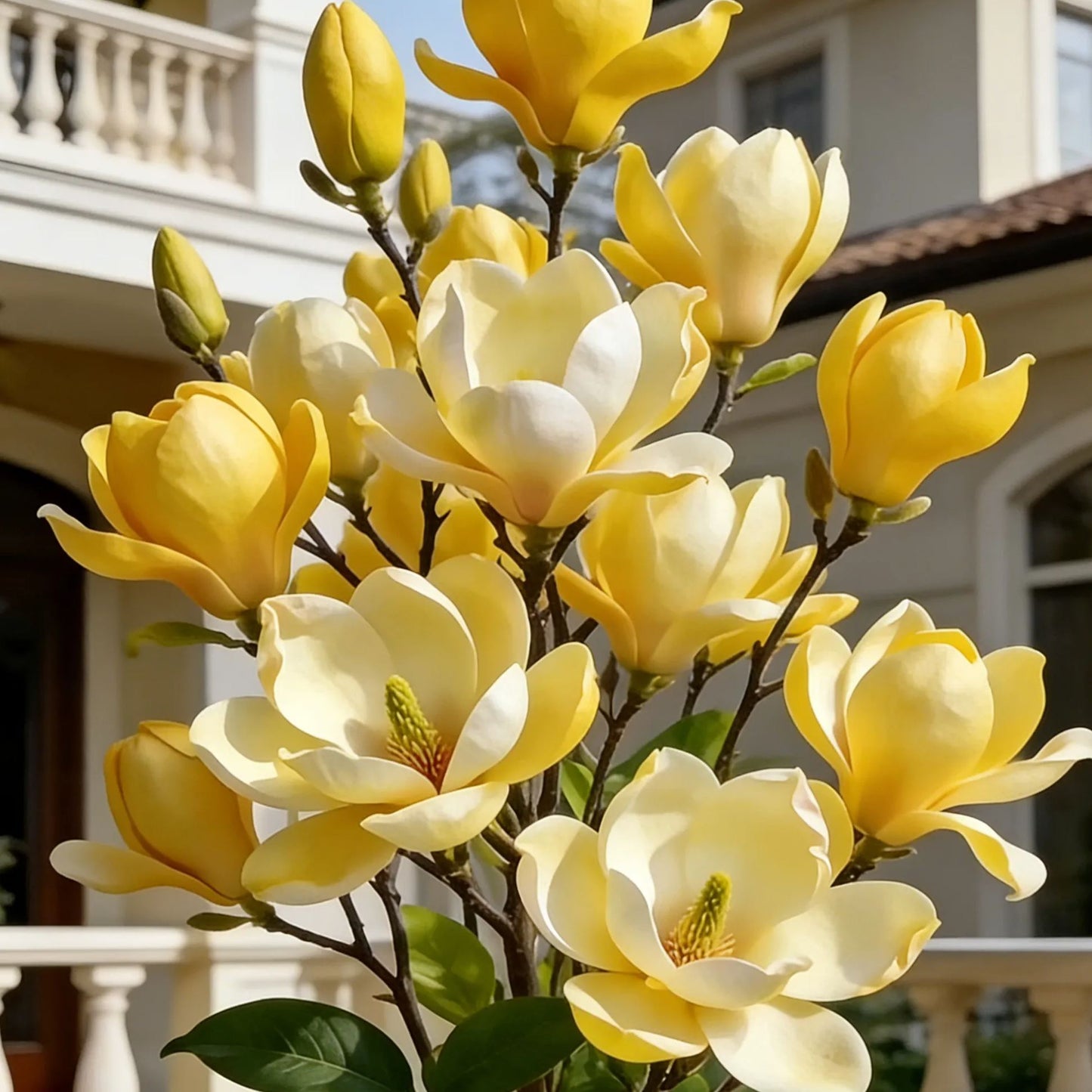 Magnolia liliiflora (Purple Orchids) Bulbs 🌸 Flowers Hide the Leaves, Fragrance Fills the Air-CU