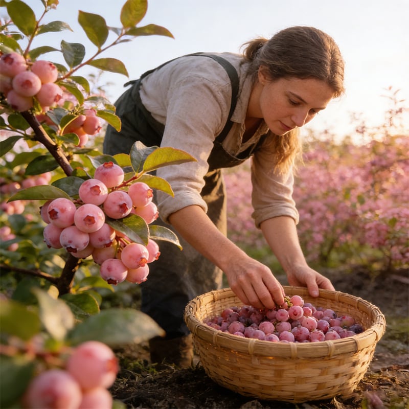 🔥70K+ SOLD!💟Premium Pink Blueberry Seeds -😋A Uniquely Delightful Taste-CU