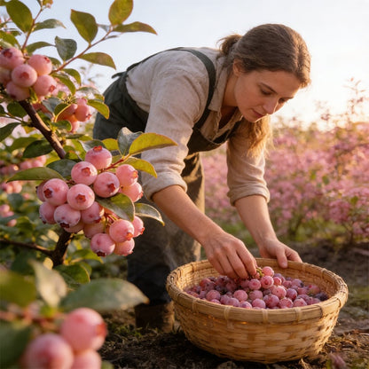 🔥70K+ SOLD!💟Premium Pink Blueberry Seeds -😋A Uniquely Delightful Taste-CU