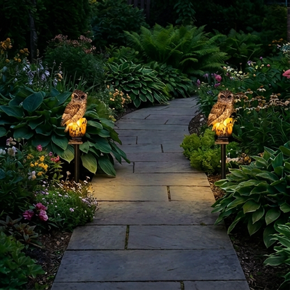 🔥Last Day Special 62% OFF🔥 Waterproof Solar Owl Light-CU