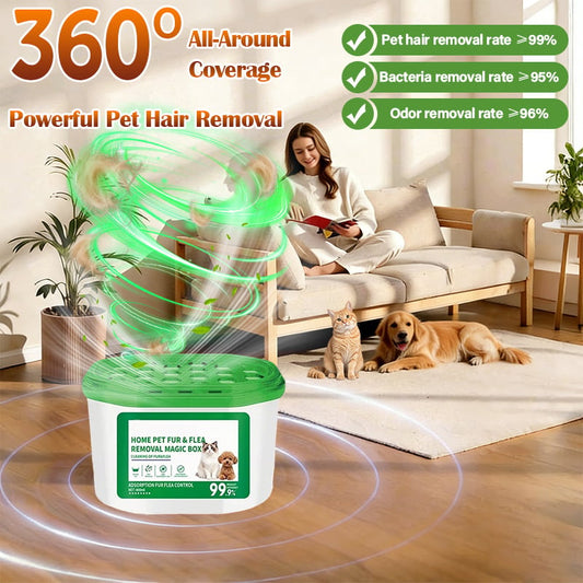 🔥2026 SALE - Home Pet Fur & Odor Removal Magic Box-CU