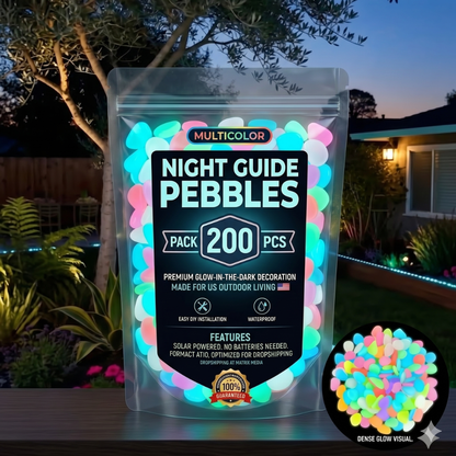 💥LAST DAY SALE 50%OFF💥🌈Colorful Glow-in-the-Dark Garden Stones-CU