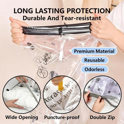 15-Pack Vacuum Storage Bags with Electric Pump-CU