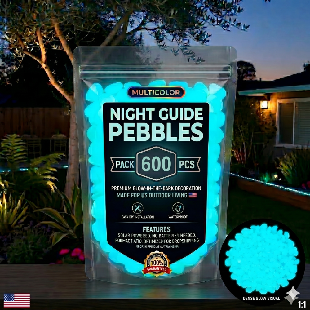 💥LAST DAY SALE 50%OFF💥🌈Colorful Glow-in-the-Dark Garden Stones-CU