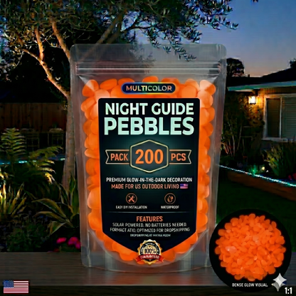 💥LAST DAY SALE 50%OFF💥🌈Colorful Glow-in-the-Dark Garden Stones-CU