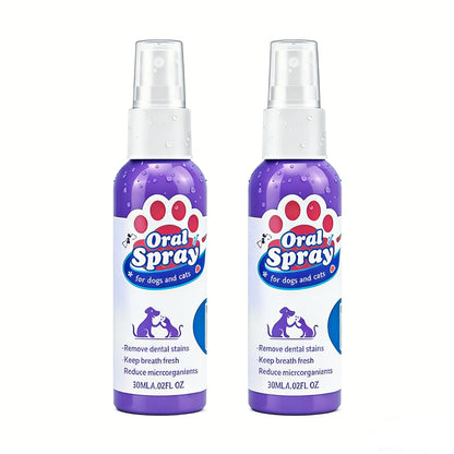 🔥Hot Sales 66% OFF🔥🔥 Pet Dental Care Spray – Fresh Breath & Easy Oral Care for Dogs & Cats 🐶🐱-CU