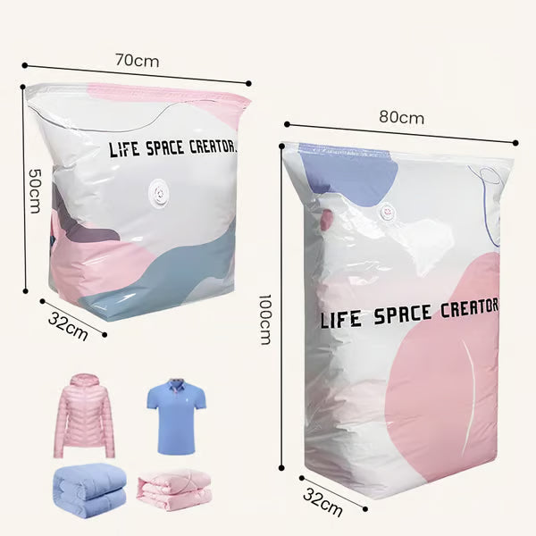 📦 Large-Capacity Vacuum Bags – No Pump Needed! 💨✨-CU