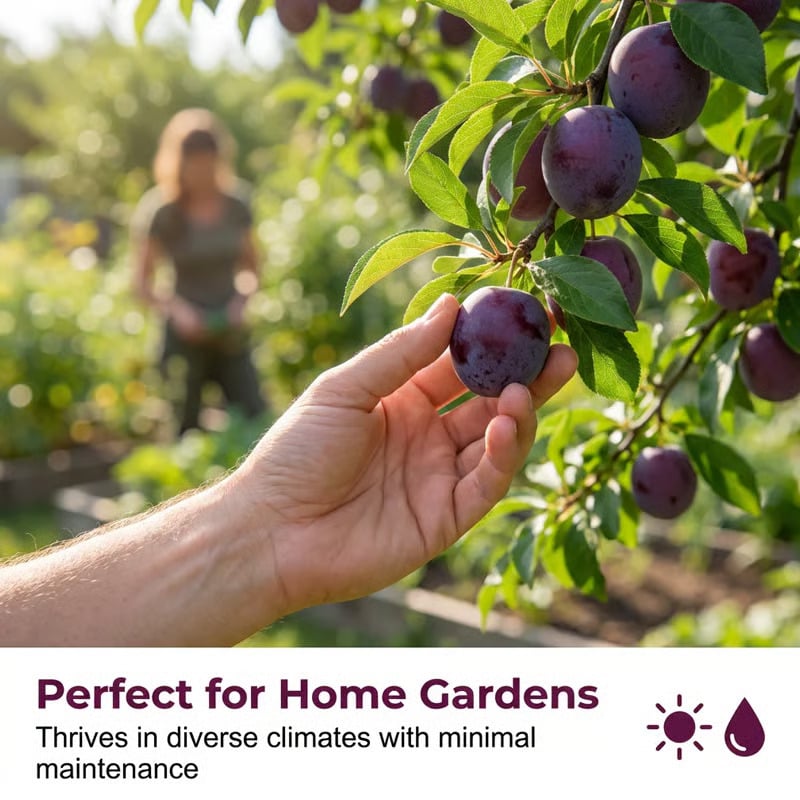 🌳LIMITED-TIME BUY 1 GET 1 FREE⏰🌰 Heirloom Non-GMO Grafted Plum Tree Live Seeds-CU