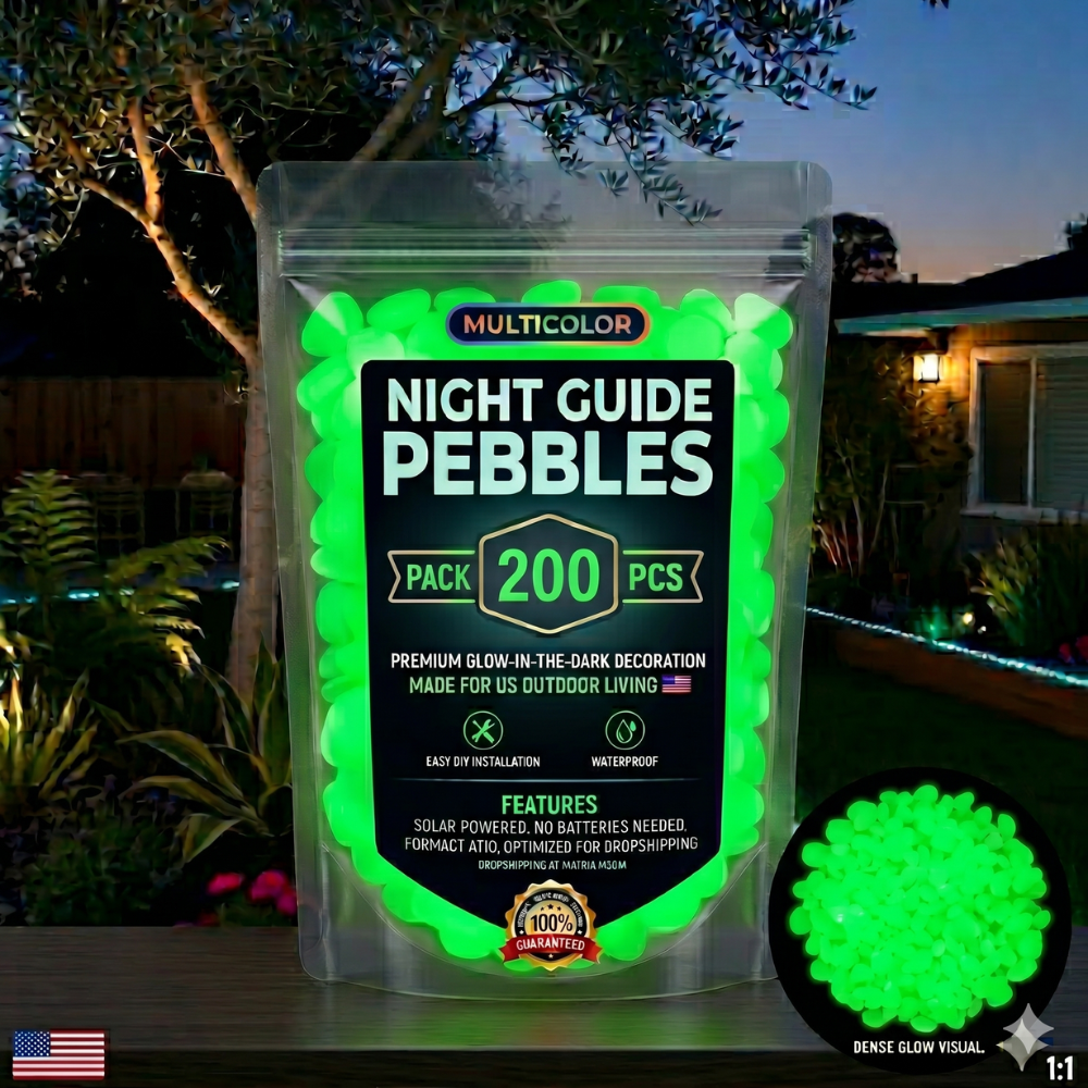 💥LAST DAY SALE 50%OFF💥🌈Colorful Glow-in-the-Dark Garden Stones-CU