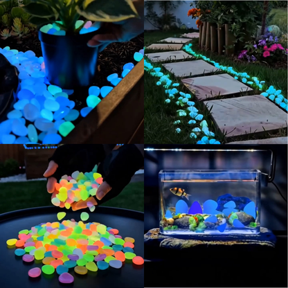 💥LAST DAY SALE 50%OFF💥🌈Colorful Glow-in-the-Dark Garden Stones-CU