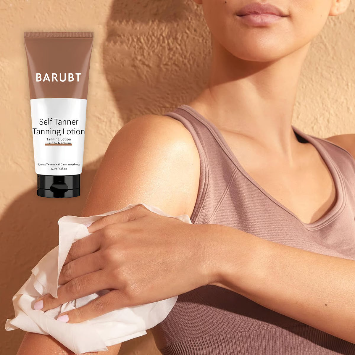 🌞 Get the Ultimate Sunless Glow✨ Beauty by Earth Self Tanner Lotion – For a Natural, Streak-Free Tan-CU