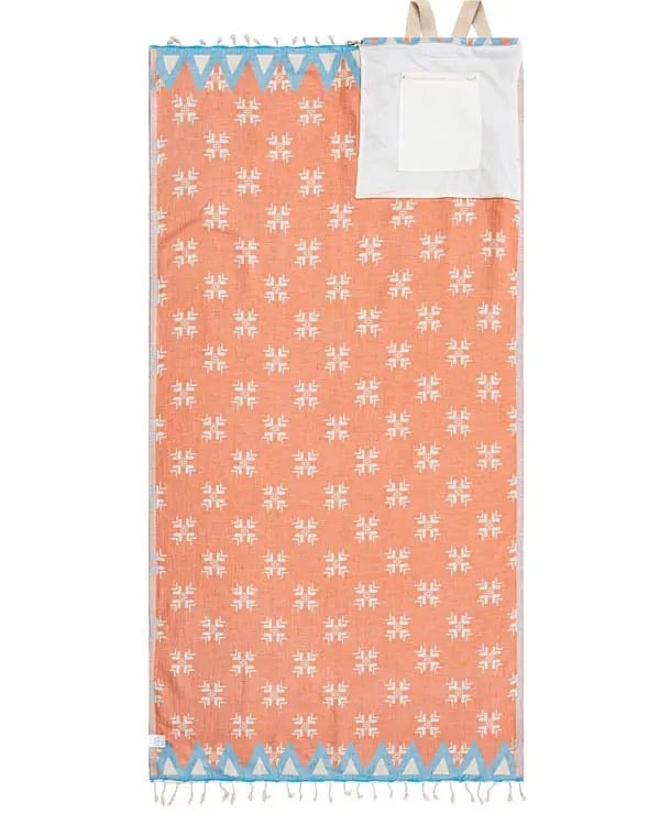 🏖️ 2026 HOT SALE |🌿 Eco-Friendly 2-in-1 Organic Cotton Beach Towel Bag™ | Sustainable Summer Essential 🌊-CU