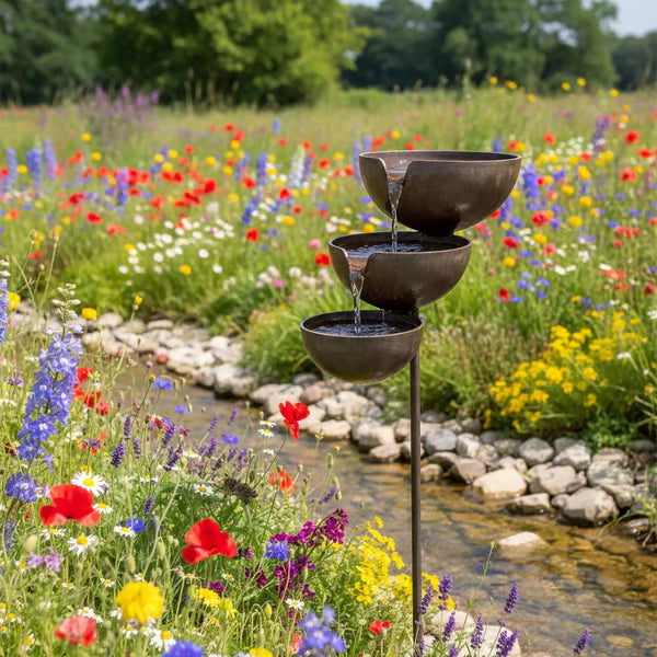 🔥Hot Sale🔥Bring Life Back To Your Garden – Rain Catcher Bird Bath 🌿🐦-CU