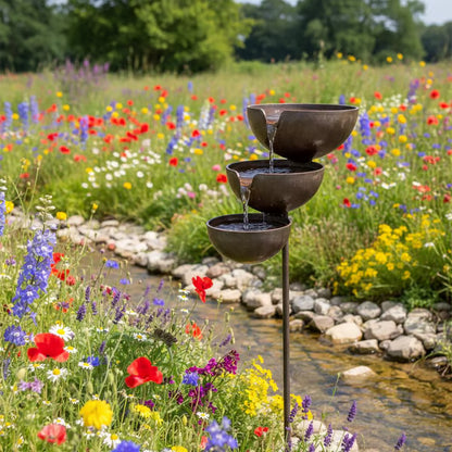 🔥Hot Sale🔥Bring Life Back To Your Garden – Rain Catcher Bird Bath 🌿🐦-CU