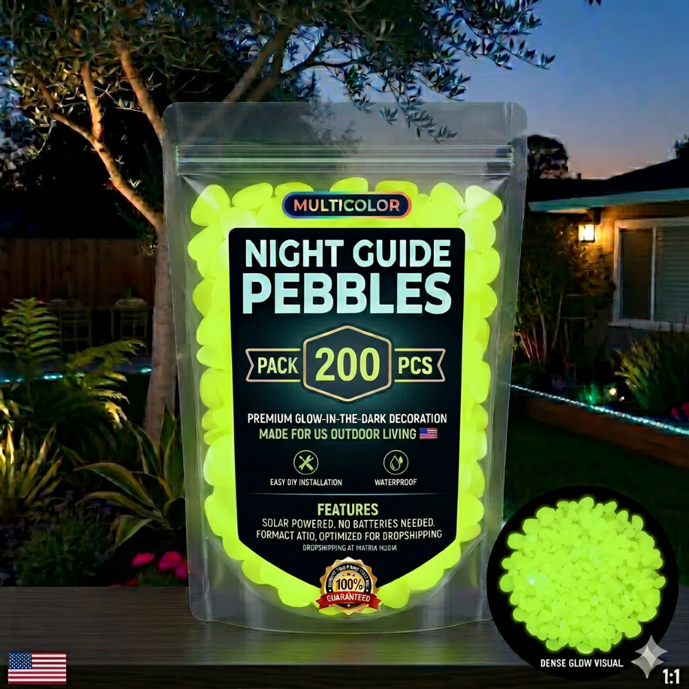 💥LAST DAY SALE 50%OFF💥🌈Colorful Glow-in-the-Dark Garden Stones-CU