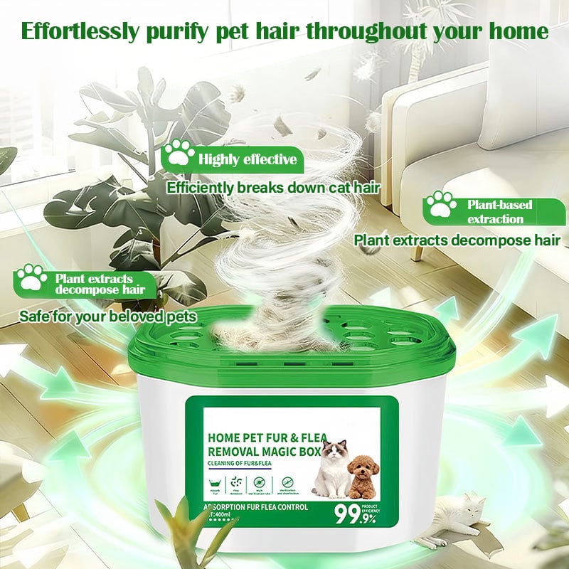 🔥2026 SALE - Home Pet Fur & Odor Removal Magic Box-CU