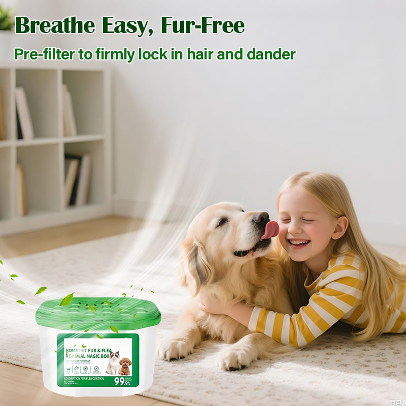 🔥2026 SALE - Home Pet Fur & Odor Removal Magic Box-CU