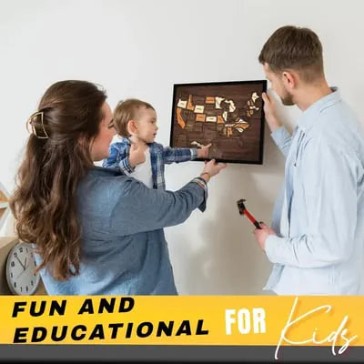 🔥Last Day 55% OFF -🇺🇸 Wooden USA Travel Map Puzzle🧩A Stylish Way to Track Your Journey-CU