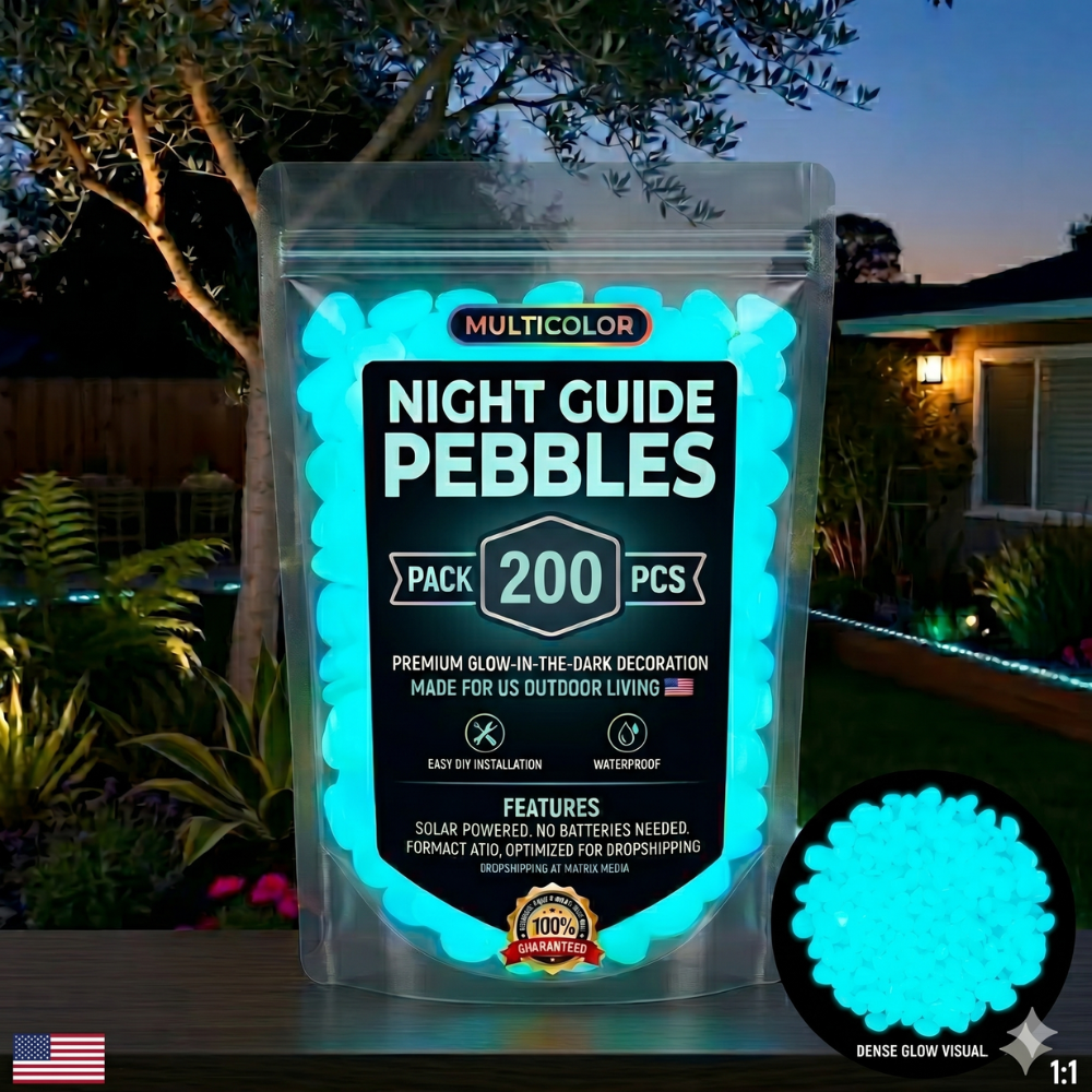 💥LAST DAY SALE 50%OFF💥🌈Colorful Glow-in-the-Dark Garden Stones-CU