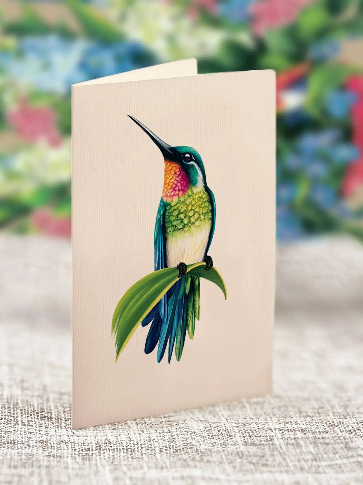 💐 Hummingbird Oasis Floral Decor 💖 | Handcrafted Paper Bouquet with Realistic Hovering Birds 🕊️-CU