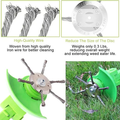 🎁LAST DAY 70% OFF🔥Universal Steel Wire Trimmer Head Replacement-Heavy-Duty Weed Brush Cutter-CU