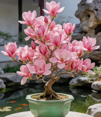 Magnolia liliiflora (Purple Orchids) Bulbs 🌸 Flowers Hide the Leaves, Fragrance Fills the Air-CU