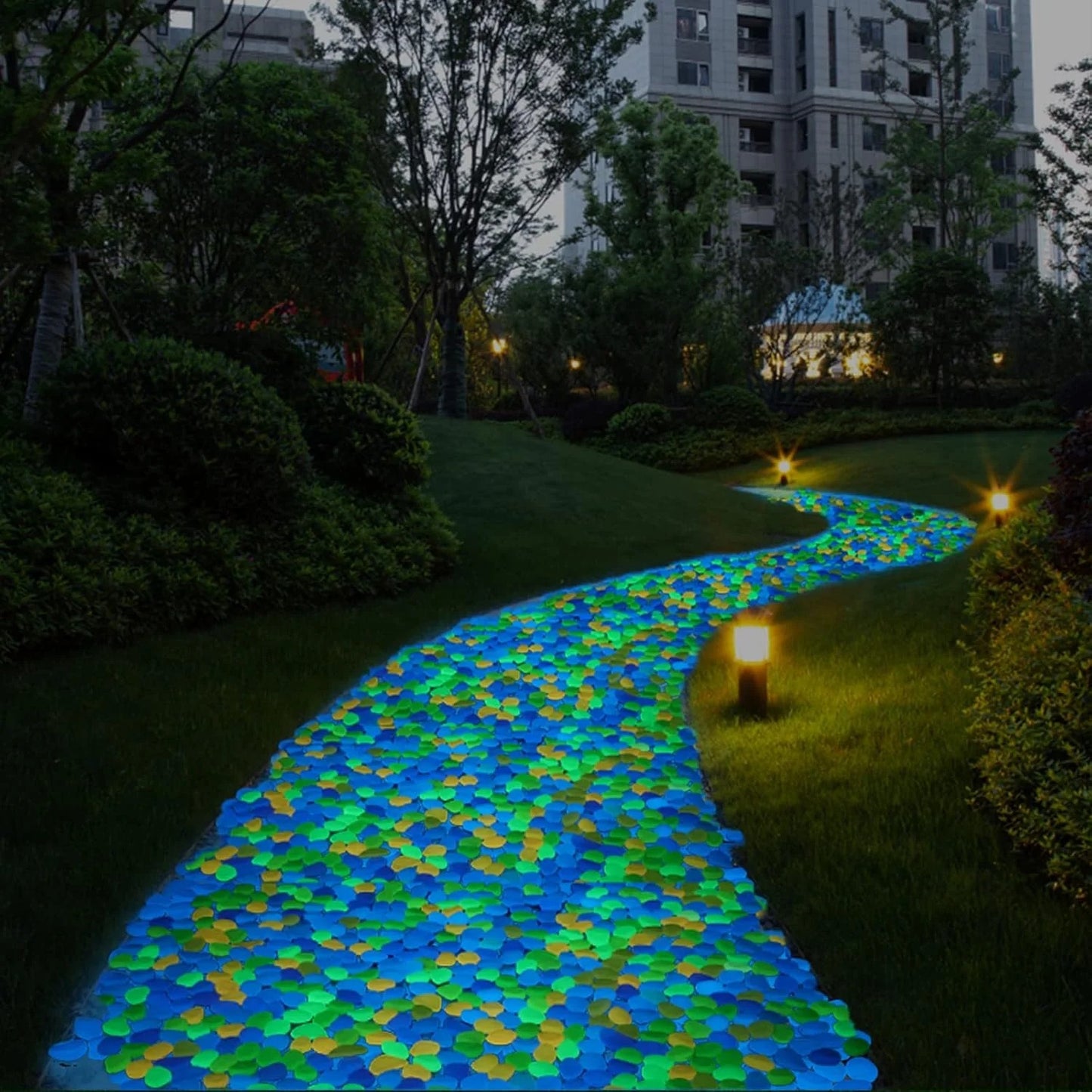 💥LAST DAY SALE 50%OFF💥🌈Colorful Glow-in-the-Dark Garden Stones-CU
