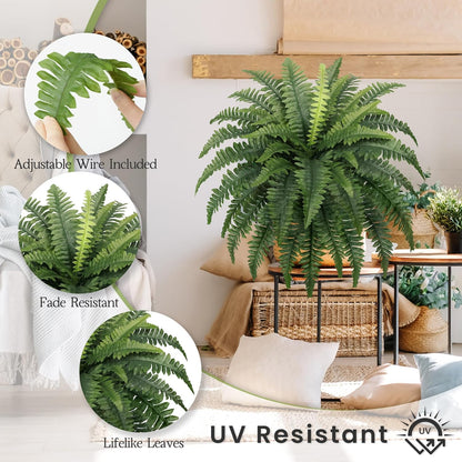 🎉Factory Direct Sales 70% Off ! - UV-Resistant Lifelike Artificial Boston Fern-CU