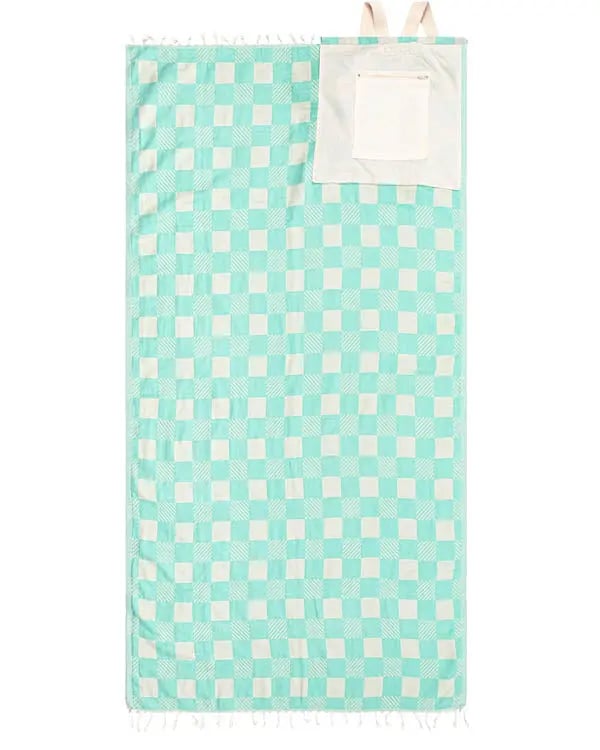 🏖️ 2026 HOT SALE |🌿 Eco-Friendly 2-in-1 Organic Cotton Beach Towel Bag™ | Sustainable Summer Essential 🌊-CU