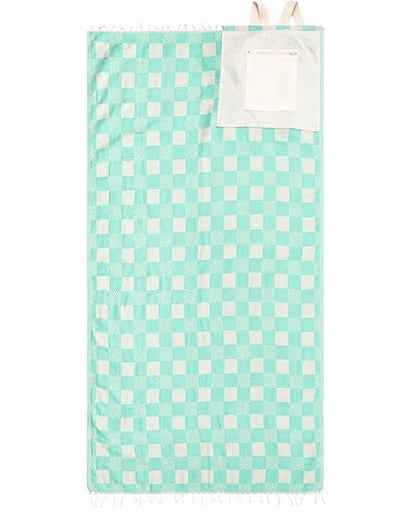 🏖️ 2026 HOT SALE |🌿 Eco-Friendly 2-in-1 Organic Cotton Beach Towel Bag™ | Sustainable Summer Essential 🌊-CU