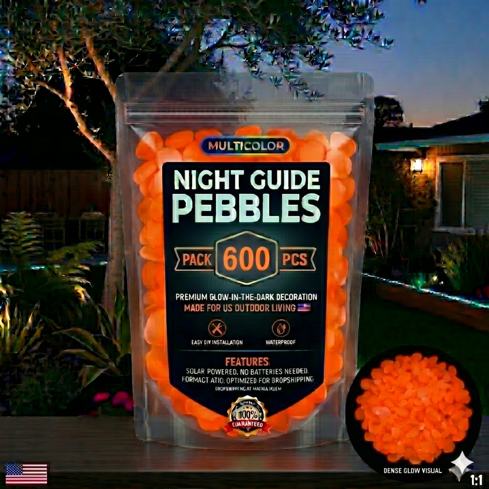 💥LAST DAY SALE 50%OFF💥🌈Colorful Glow-in-the-Dark Garden Stones-CU