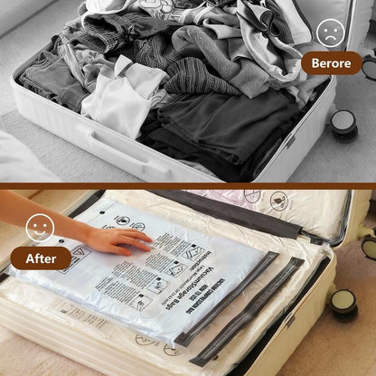 15-Pack Vacuum Storage Bags with Electric Pump-CU