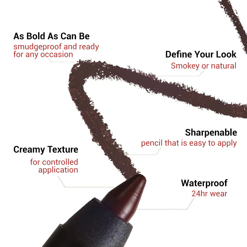 🌟 Best Selling🌟 24-Hour Waterproof Eyeliner — Sharpenable Pencil-CU