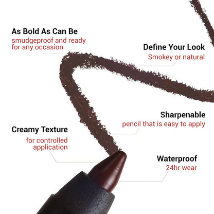🌟 Best Selling🌟 24-Hour Waterproof Eyeliner — Sharpenable Pencil-CU