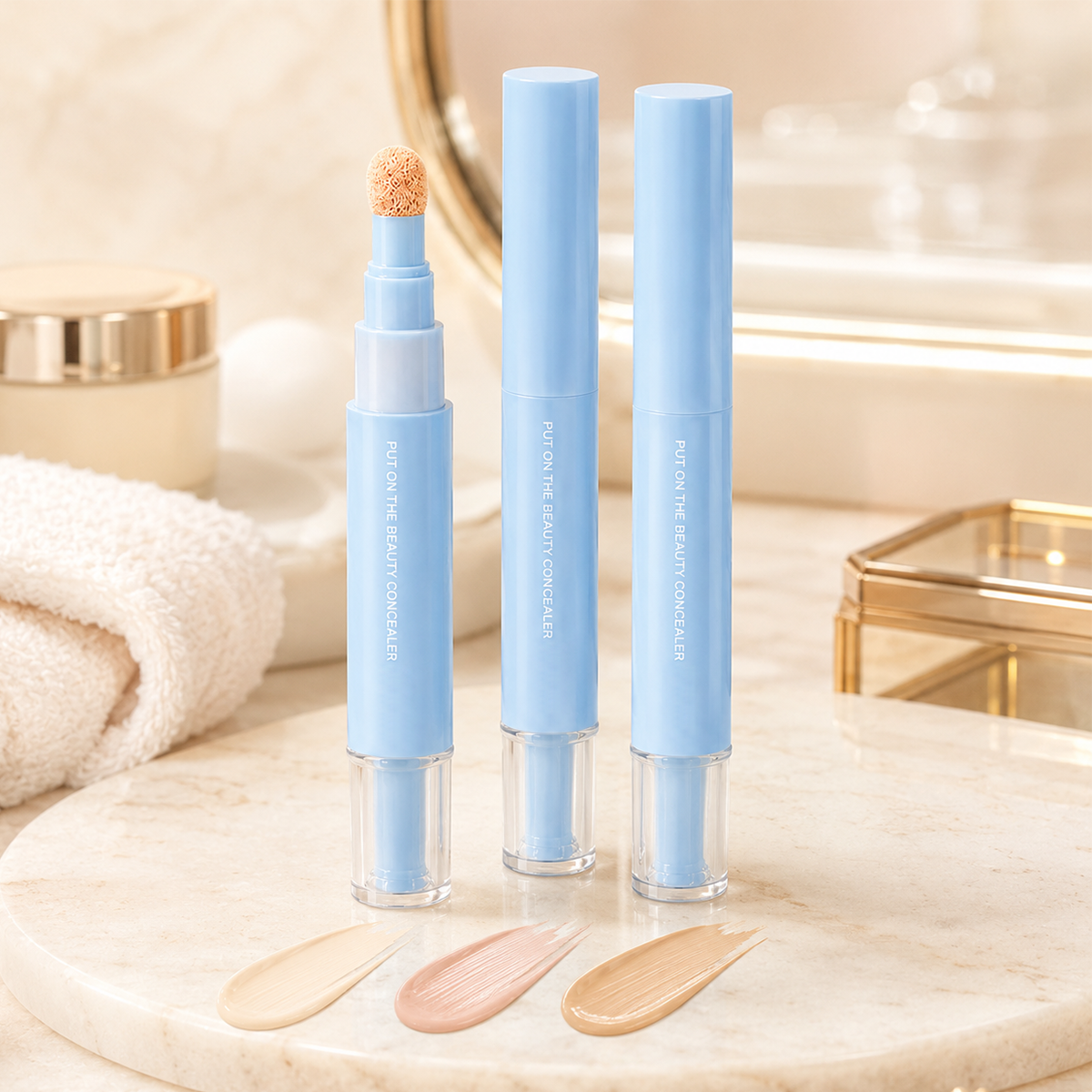 ✨ 2-in-1 Concealer & Powder Foundation 💕 | Full Coverage, Lightweight & Long-Lasting-CU