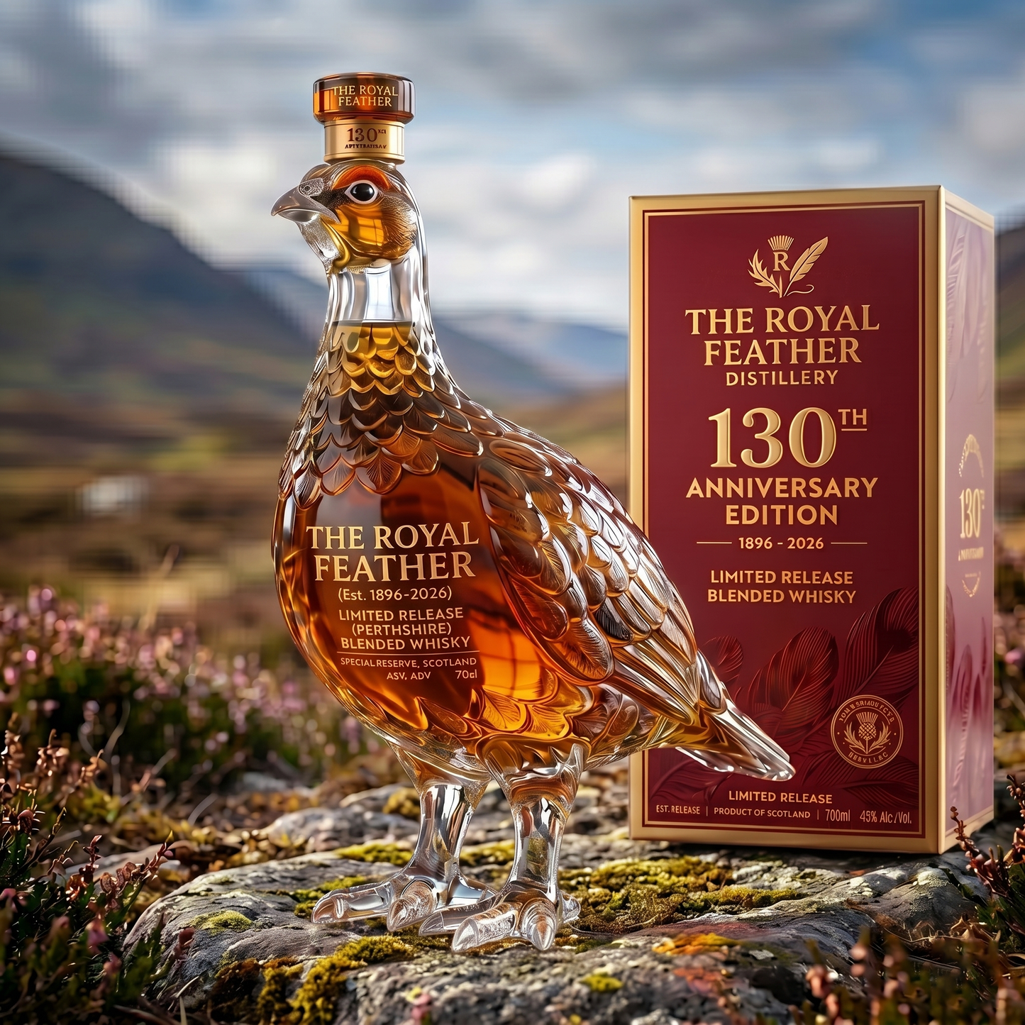✨ Limited Style Bird Whiskey Decanter 🦅| Elegant Collector Edition Bottle🥃-CU