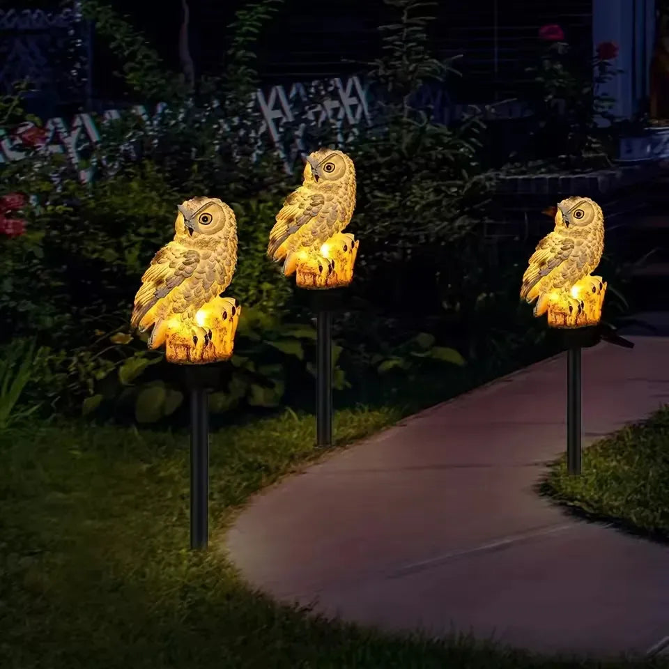 🔥Last Day Special 62% OFF🔥 Waterproof Solar Owl Light-CU