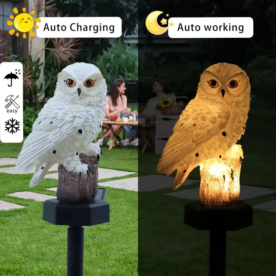 🔥Last Day Special 62% OFF🔥 Waterproof Solar Owl Light-CU