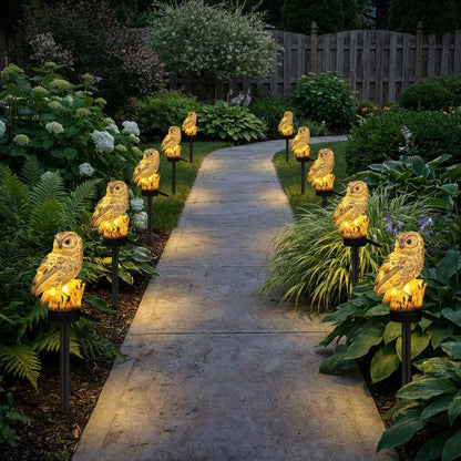 🔥Last Day Special 62% OFF🔥 Waterproof Solar Owl Light-CU